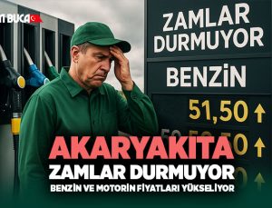 Akaryakıta Zamlar Durmuyor Benzin ve Motorin ‘e  Yeni Zamlar