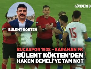 Bülent Kökten Bucaspor 1928 – Karaman FK Maçını yorumladı