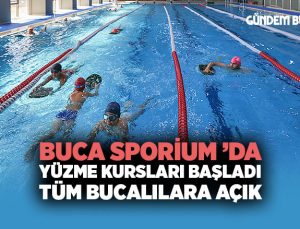 Buca Sporium ’da Yüzme Kursları Başladı: 7’den 70’e Tüm Bucalılara Açık