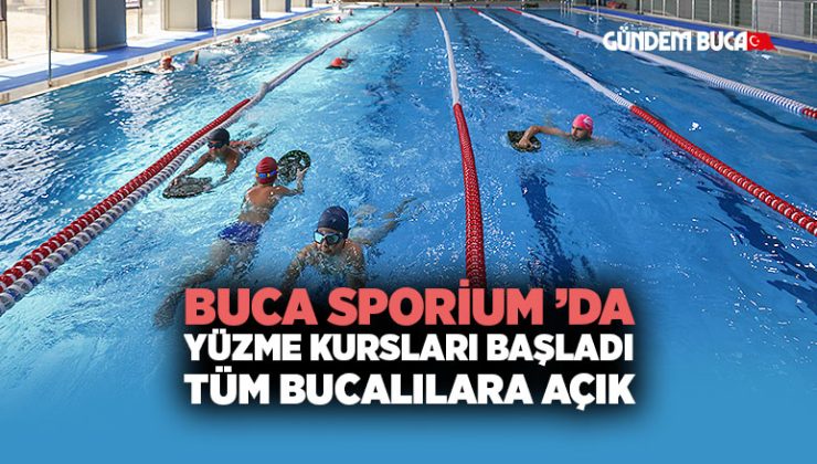 Buca Sporium ’da Yüzme Kursları Başladı: 7’den 70’e Tüm Bucalılara Açık
