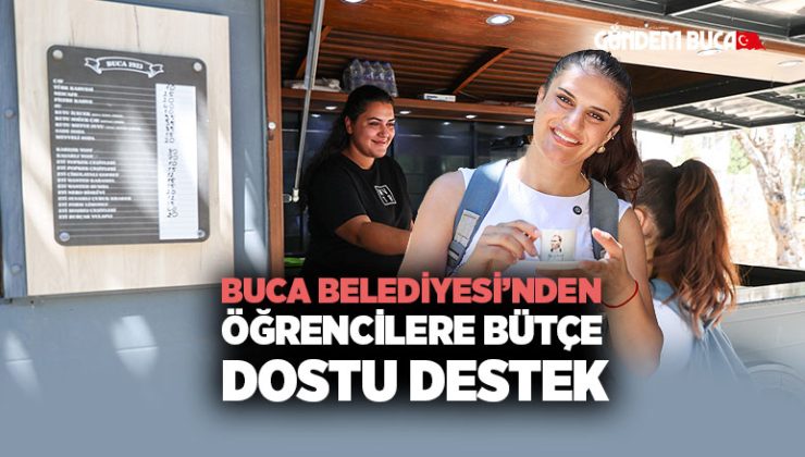 Buca Belediyesi’nden öğrencilere bütçe dostu destek