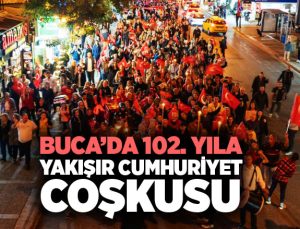Buca ’da 102. Yıla Yakışır Cumhuriyet Coşkusu