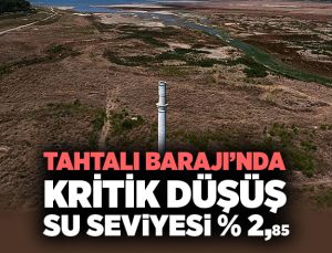 Tahtalı Barajı ’nda Kritik Düşüş: Su Seviyesi Yüzde 2’ye Geriledi