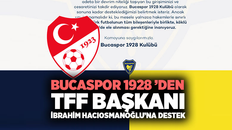 Bucaspor TFF destek