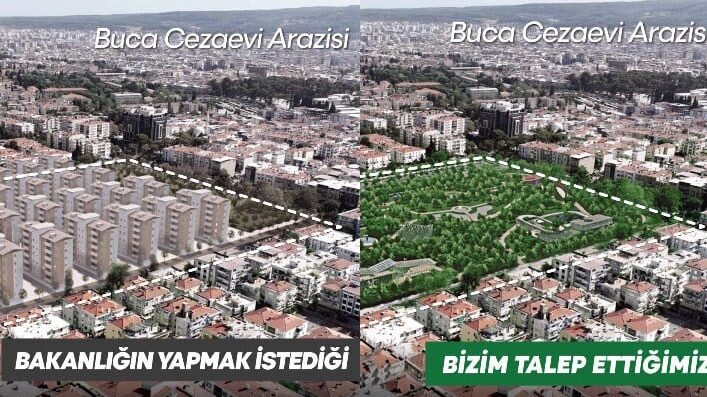 İzmir Büyükşehir Belediyesinin 2023 Buca cezaevi değişiklği