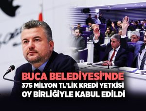 Buca Belediyesi’nde 375 Milyon TL’lik Kredi Yetkisi Oy Birliğiyle Kabul Edildi