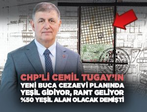 CHP ‘li Cemil Tugay ’ın Yeni Buca Cezaevi Planında Yeşil Gidiyor, Rant Geliyor