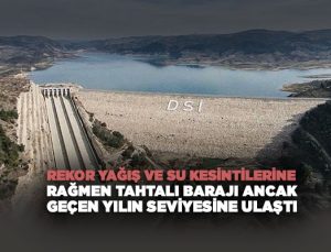 Rekor Yağış ve Su Kesintilerine Rağmen Tahtalı Barajı Ancak Geçen Yılın Seviyesine Ulaştı