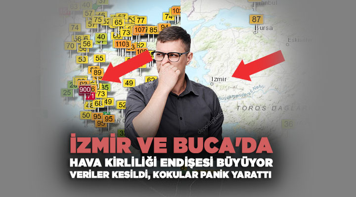 İzmir Buca Hava kirliliği gaz kokusu