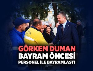Başkan Görkem Duman ’dan Bayram Öncesi Personel ile bayramlaştı.