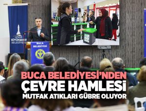 Buca Belediyesi’nden Çevre Hamlesi: Mutfak Atıkları Gübre Oluyor