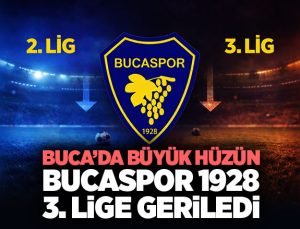 Buca ’da büyük Hüzün Bucaspor 1928 Lige Geriledi
