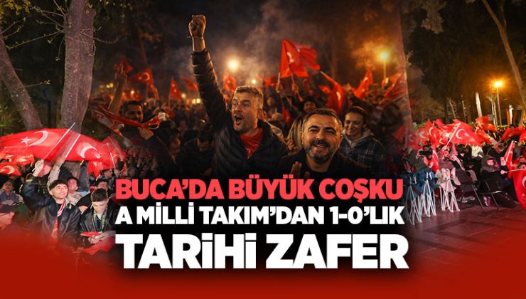 Buca ’da Büyük Coşku A Milli Takım’dan 1-0’lık Tarihi Zafer