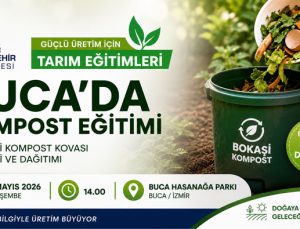 Buca ’da Kompost Eğitimi Ücretsiz Kova Dağıtımı Yapılacak