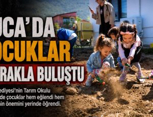 Buca ’da Çocuklar Toprakla Buluştu