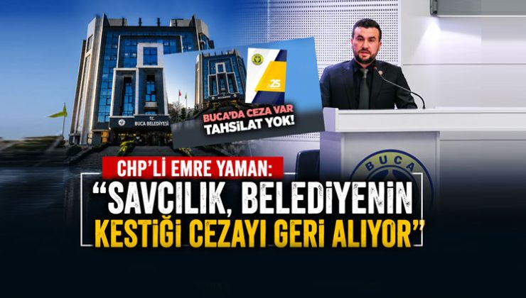 CHP’Lİ EMRE YAMAN: “SAVCILIK, BELEDİYENİN KESTİĞİ CEZAYI GERİ ALIYOR”
