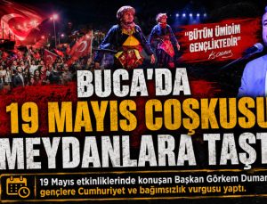 Buca ’da 19 Mayıs Coşkusu Meydanlara Taştı