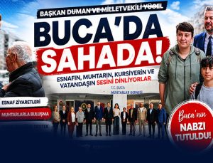 CHP’nin Saha Hamlesi Buca ’da Başladı Görkem Duman ve Deniz Yücel Sahada