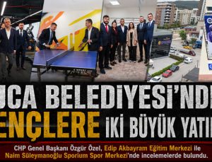 CHP Genel Başkanı Özgür Özel, Edip Akbayram Eğitim Merkezi ile Naim Süleymanoğlu Sporium Spor Merkezi’nde incelemelerde bulundu.