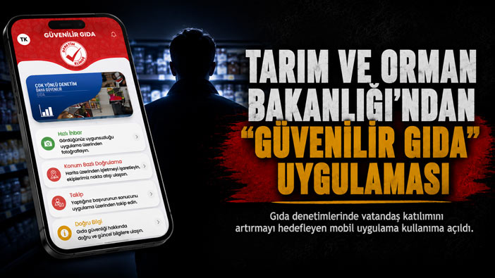Tarım ve Orman Bakanlığı’ndan “Güvenilir Gıda” Uygulaması