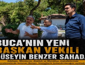 Buca ’nın Yeni Başkan Vekili Hüseyin Benzer Sahada