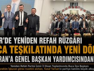 İzmir’de Yeniden Refah Rüzgârı Buca Teşkilatında Yeni Dönem: İşkuran’a Genel Başkan Yardımcısından Rozet