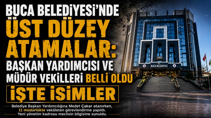 Buca Belediyesi Atamalar