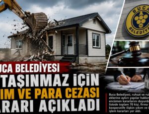 Buca Belediyesi’nden Yıkım ve İdari Para Cezası Kararları