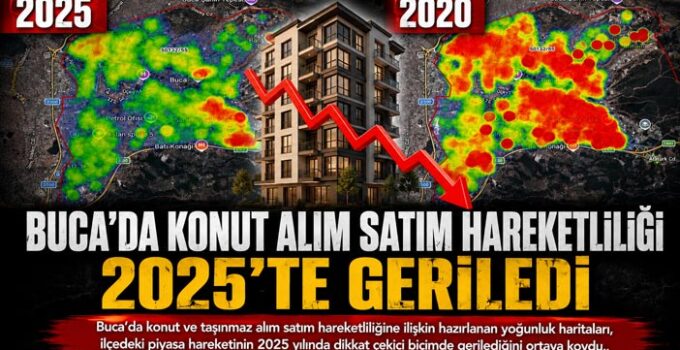 Buca ’da Konut Alım Satım Hareketliliği 2025’te Geriledi