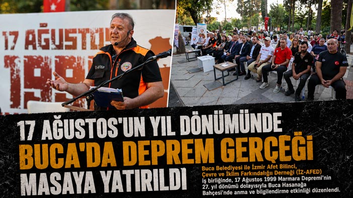 17 Ağustos’un Yıl Dönümünde Buca ’da Deprem Gerçeği Masaya Yatırıldı
