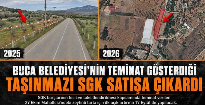 Son Dakika Buca Belediyesi’nin Teminat Gösterdiği Taşınmazı SGK Satışa Çıkardı