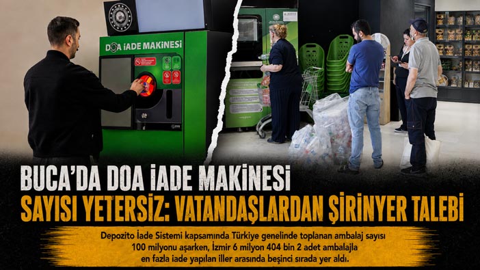 Buca ’da DOA İade Makinesi Sayısı Yetersiz: Vatandaşlardan Şirinyer Talebi