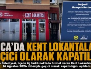 Buca ’da Kent Lokantaları Geçici Olarak Kapatıldı: