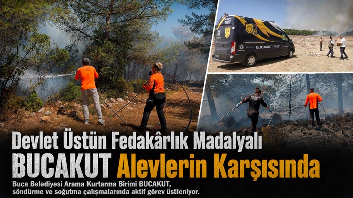 Devlet Üstün Fedakârlık Madalyalı BUCAKUT Alevlerin Karşısında