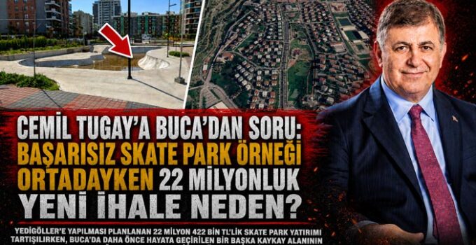 Cemil Tugay ’a Buca ’dan Soru: Başarısız Skate Park Örneği ve Öncelikler Ortadayken 22 Milyonluk Yeni İhale Neden?