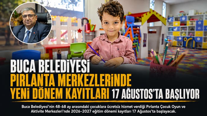 Buca Belediyesi Pırlanta Merkezlerinde Yeni Dönem Kayıtları 17 Ağustos’ta Başlıyor