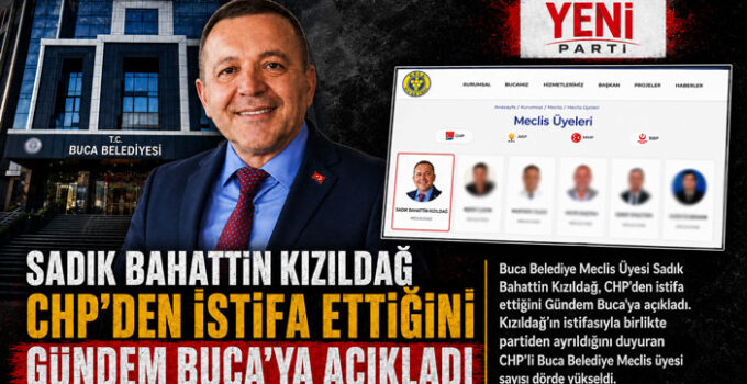 Sadık Bahattin Kızıldağ CHP’den İstifa Ettiğini Gündem Buca ‘ya açıkladı