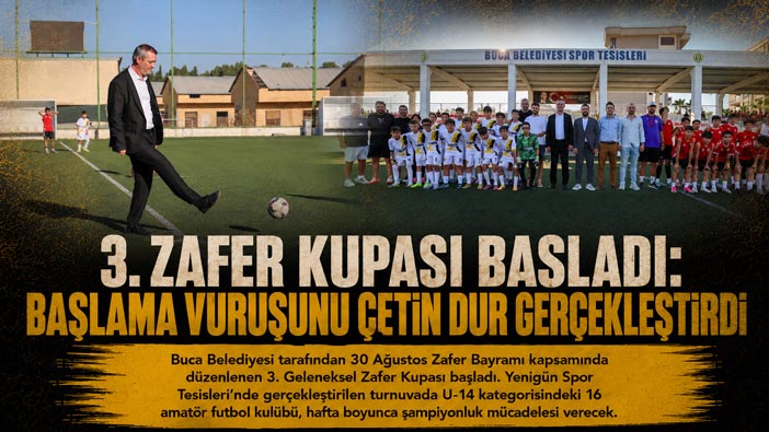 3. Zafer Kupası Başladı: Başlama Vuruşunu Çetin Dur Gerçekleştirdi